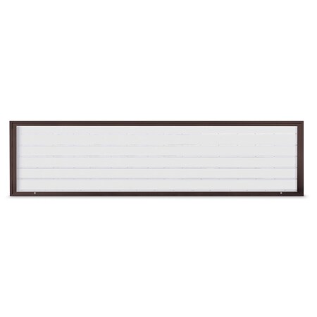 United Visual Products Single Door Radius Corkboard, 18"X24", G UV8000-GOLD-PUMICE